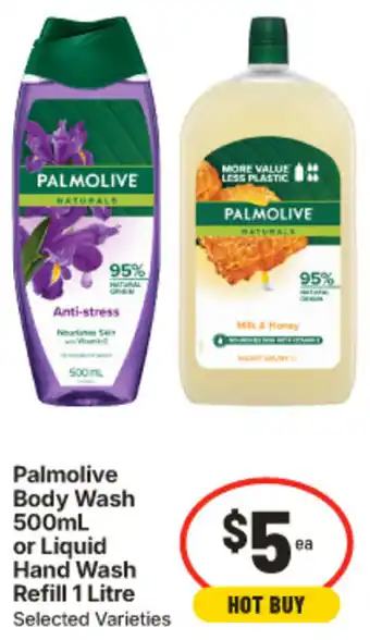 IGA Palmolive Body Wash or Liquid Hand Wash Refill offer