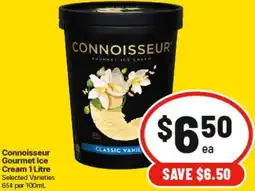 IGA Connoisseur Gourmet Ice Cream offer