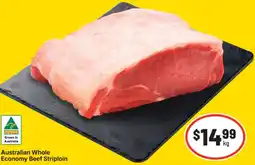 IGA Australian Whole Economy Beef Striploin offer