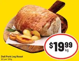 IGA Deli Pork Leg Roast offer