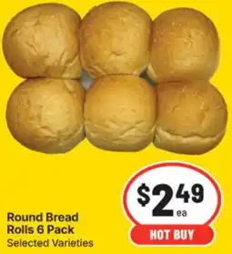 IGA Round Bread Rolls offer
