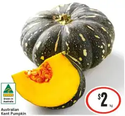 IGA Australian Kent Pumpkin offer