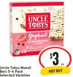 IGA Uncle Tobys Muesli Bars offer