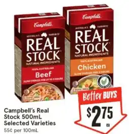 IGA Campbell's Real Stock offer
