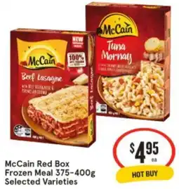 IGA McCain Red Box Frozen Meal offer