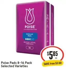 IGA Poise Pads offer