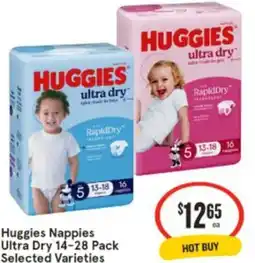 IGA Huggies Nappies Ultra Dry offer
