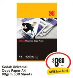 IGA Kodak Universal Copy Paper A4 offer