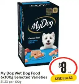IGA My Dog Wet Dog Food offer