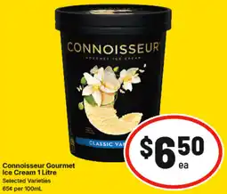IGA Connoisseur Gourmet Ice Cream offer