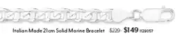 Angus & Coote Italian Made 21cm Solid Marine Bracelet offer