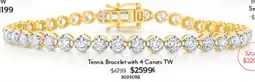 Angus & Coote Tennis Bracelet with 4 Carats TW offer