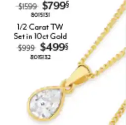 Angus & Coote 1/2 Carat TW Set in 10ct Gold offer