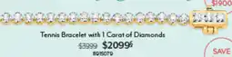 Angus & Coote Tennis Bracelet with 1 Carat of Diamonds offer