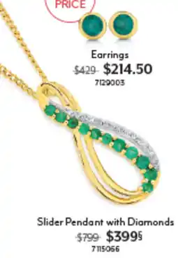 Angus & Coote Slider Pendant with Diamonds offer