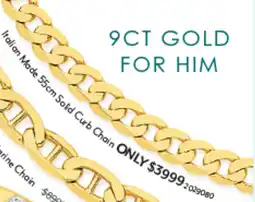 Angus & Coote Italian Made 55cm Solid Curb Chain offer