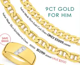 Angus & Coote Italian Made 55cm Solid Curb Chain offer