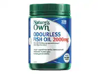 Chemist Warehouse Nature’s Own Odourless Fish Oil 2000mg 200 Capsules offer