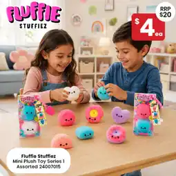 Toymate Fluffie Stuffiez Mini Plush Toy Series 1 Assorted offer