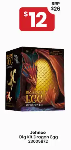 Toymate Johnco Dig Kit Dragon Egg offer