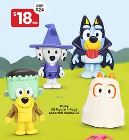 Toymate Bluey S11 Figure 4 Pack Assorted offer