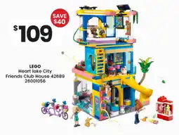 Toymate LEGO Heart lake City Friends Club House offer