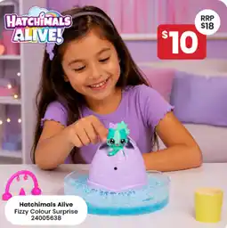 Toymate Hatchimals Alive Fizzy Colour Surprise offer