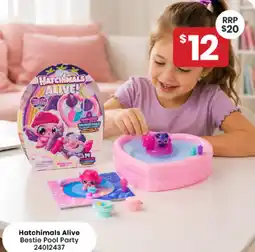 Toymate Hatchimals Alive Bestie Pool Party offer