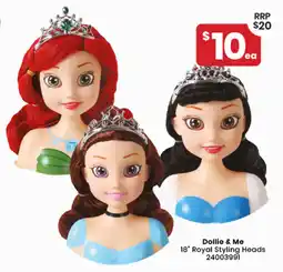 Toymate Dollie & Me 18 Royal Styling Heads offer