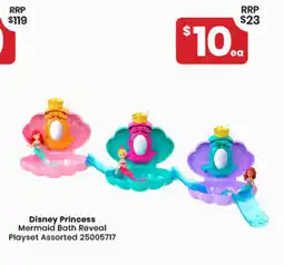 Toymate Disney Princess Mermaid Bath Reveal Playset Assorted offer
