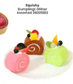 Toymate Squishy Dumplingt Glitter Assorted offer