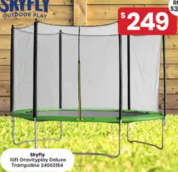 Toymate Skyfly 10ft Gravityplay Deluxe Trampoline offer