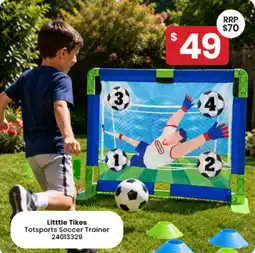 Toymate Litttle Tikes Totsports Soccer Trainer offer