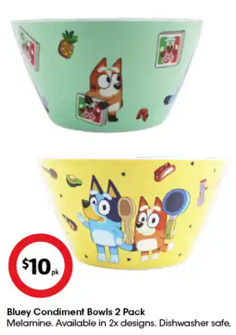 Bluey Condiment Bowls 2 Pack