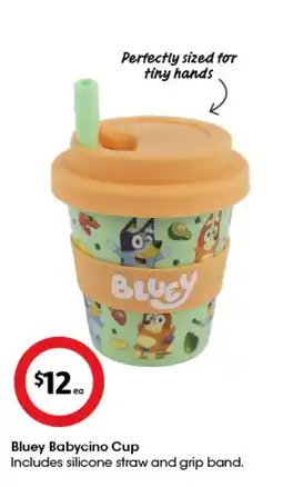 Coles Bluey Babycino Cup offer