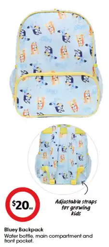 Coles Bluey Backpack offer