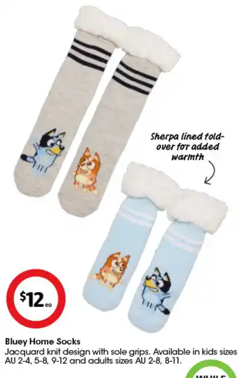 Bluey Home Socks