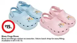 Coles Bluey Clogs Shoes offer