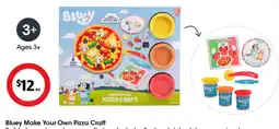 Coles Bluey Make Your Own Pizza Craft offer