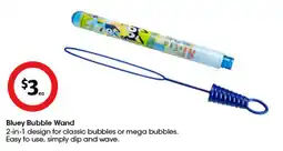 Coles Bluey Bubble Wand offer