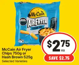 IGA McCain Air Fryer Chips or Hash Brown offer