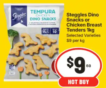 Steggles Dino Chicken Snacks