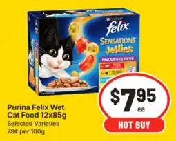 IGA Purina Felix Wet Cat Food Jellies offer