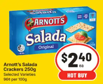 Arnott's Salada Crackers
