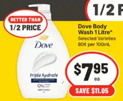 IGA Dove Body Wash offer