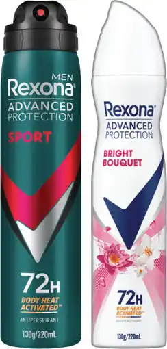 IGA Rexona Advanced Protection Antiperspirant Spray Selected Varieties offer