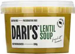 IGA Dari’s Soup Selected Varieties offer