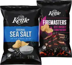 IGA Kettle Potato Chips 135‑165g Selected Varieties offer