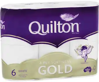 IGA Quilton Gold Toilet Tissue 4 Ply offer