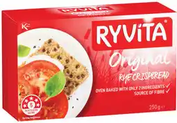 IGA Ryvita Rye Crispbread Selected Varieties offer